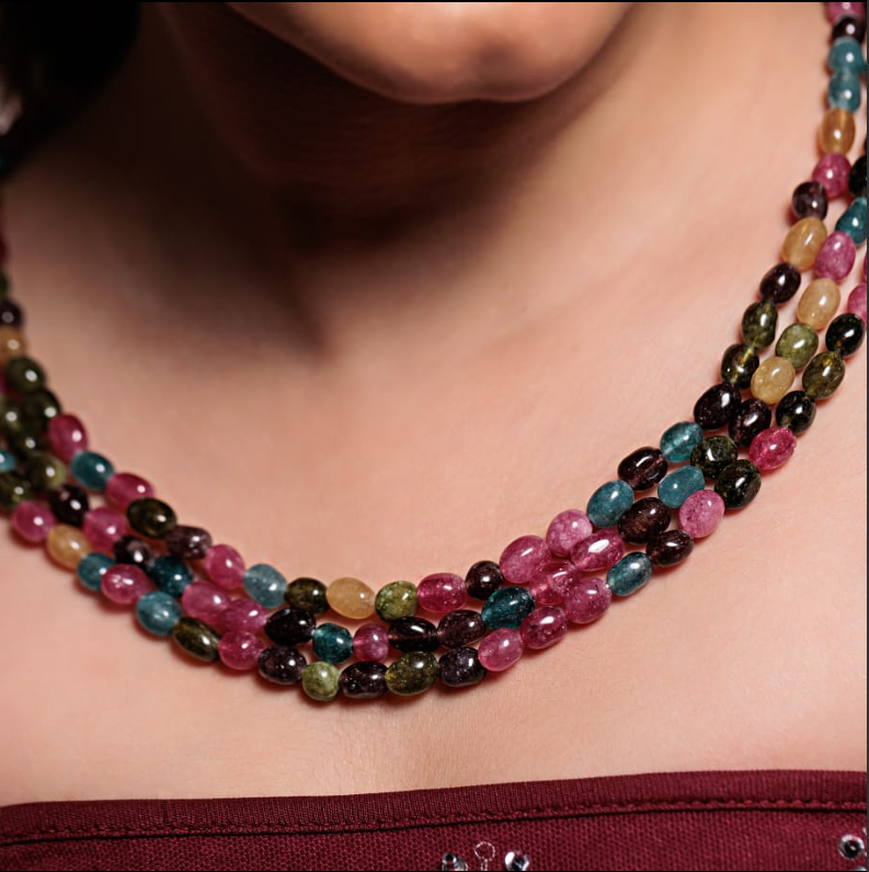 Onyx stone necklace