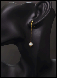 White natural pearls